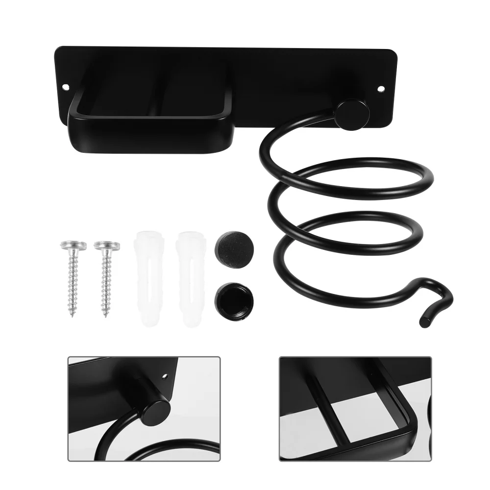 1 комплект настенный кронштейн для ванной комнаты фен волос подвесная стойка