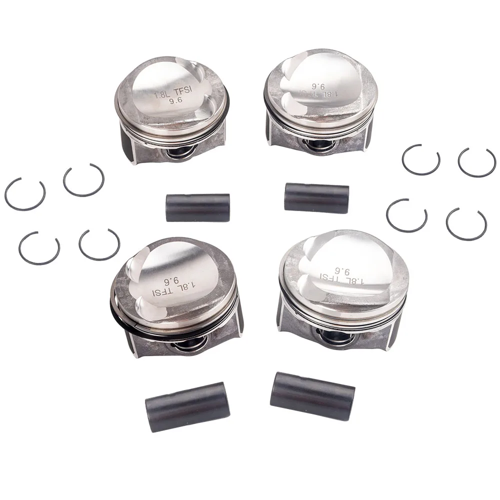 4x Piston Assembly for Skoda VW Audi 1 8 TFSI CDA CDAA 06H107065CP 06H107065BF |