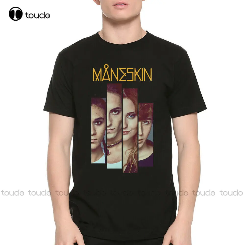 

Maneskin Members T-Shirt T Shirts Custom Aldult Teen Unisex Digital Printing Tee Shirt Fashion Funny New Xs-5Xl