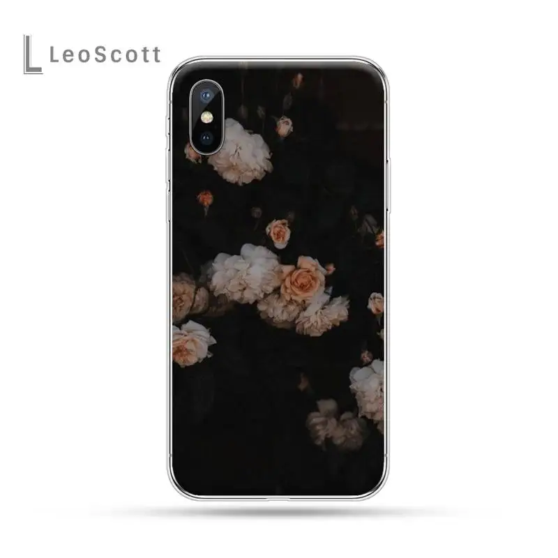

Vintage Flower fashion art pattern luxury Anti-fall Phone Case shell For iphone 12 5 5s 5c se 6 6s 7 8 plus x xs xr 11 pro max