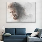 Иисус Христос на холсте плакат и отпечатки декоративные настенные картины для Гостиная украшение дома