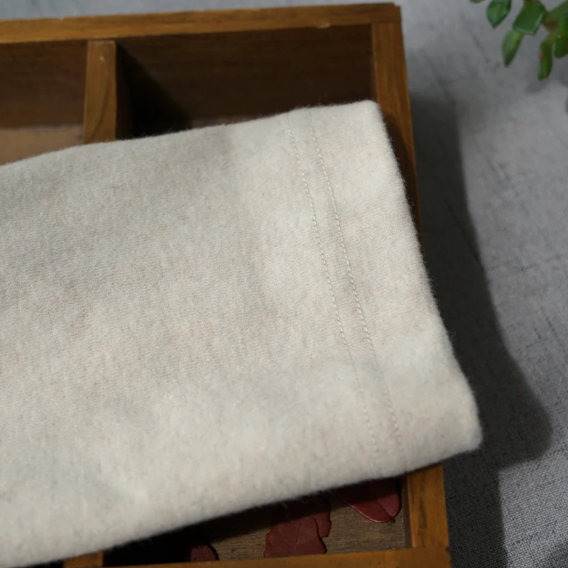 Spring Autumn New Arrival Women Brief Basic Loose Mori Girls Japanese Style Comfortable Elastic Knitted Cotton T-shirts 6 Colors | Женская