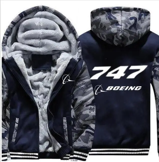 Мужская осенне зимняя куртка с капюшоном Пилот Боинг 878 747 Спортивная камуфляжная