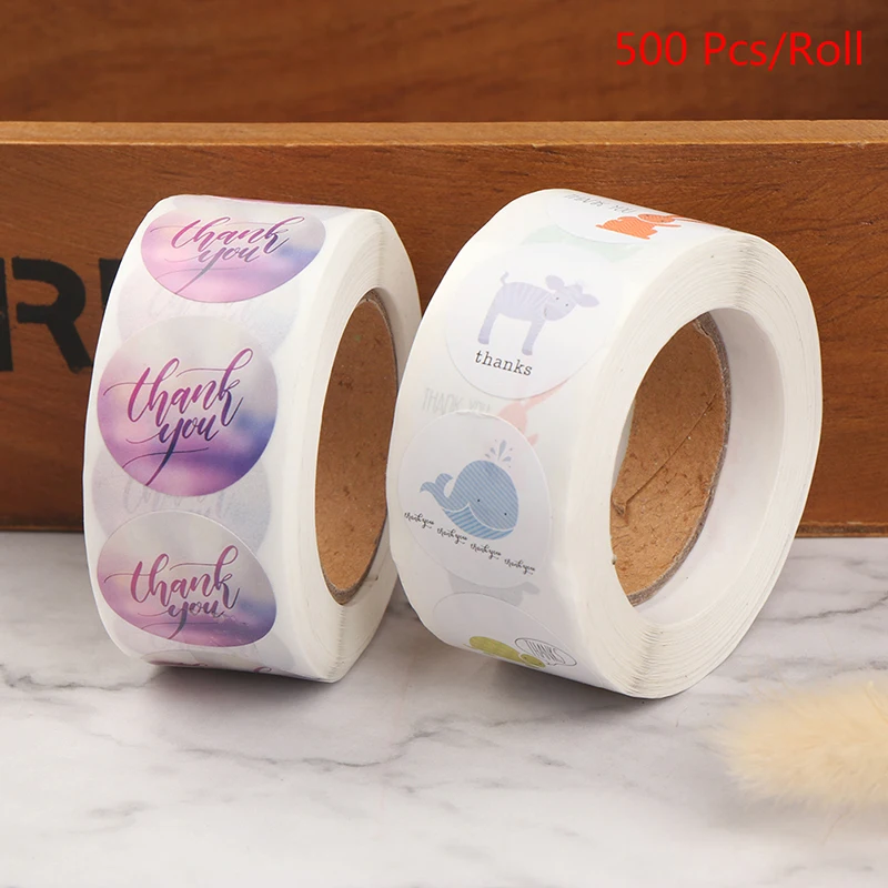 500 наклеек в рулоне наклейка для телефона размытый фон посылка