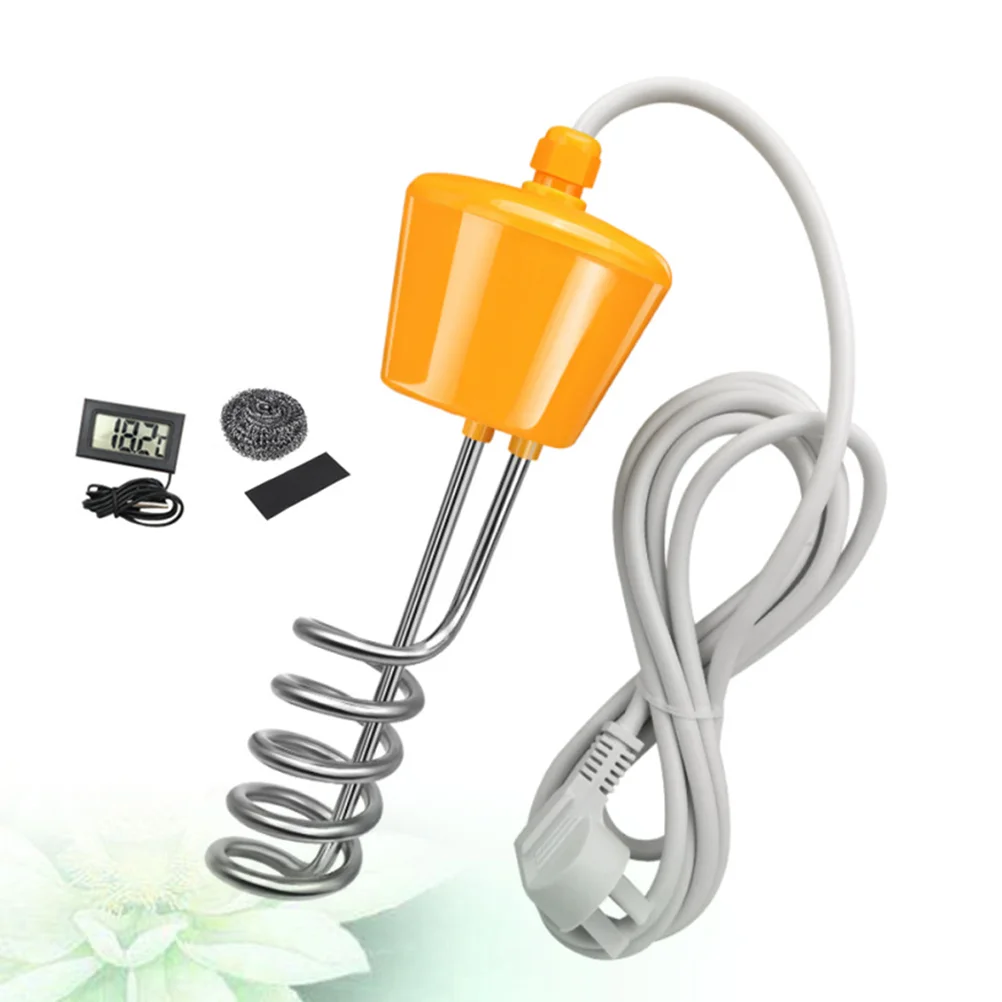 

3000W Bathtub Floating Heating Rod Inflatable Pool Water Heater with LED with AU Plug (Yellow, Actual Power 2500W)