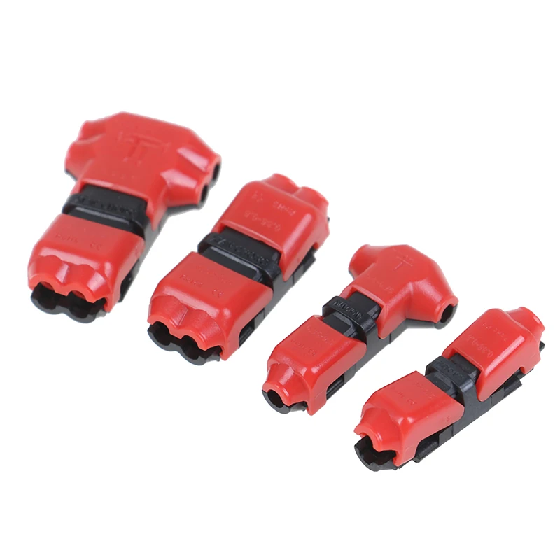 

T/I Type 1pin/2pin Cable Connectors Terminals Crimp Scotch Lock Quick Splice Electrical Car Audio 18-24AWG Wire Kit Tool 1PC