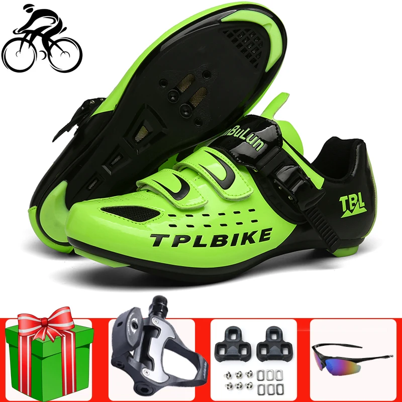

Ultralight Road Cycling Shoes Self-Locking Men Bike Shoes Breathable Profession Bicycle Racing Athletic Sneakers Bike Shoes