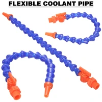 1pc nozzle flexible plastic water oil coolant pipes hoses 300mm with switch valve for cnc machine lathe milling mayitr