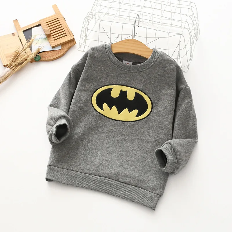 Для детей от 2 до 7 лет осенне зимние теплые хлопковые топы с длинными рукавами для