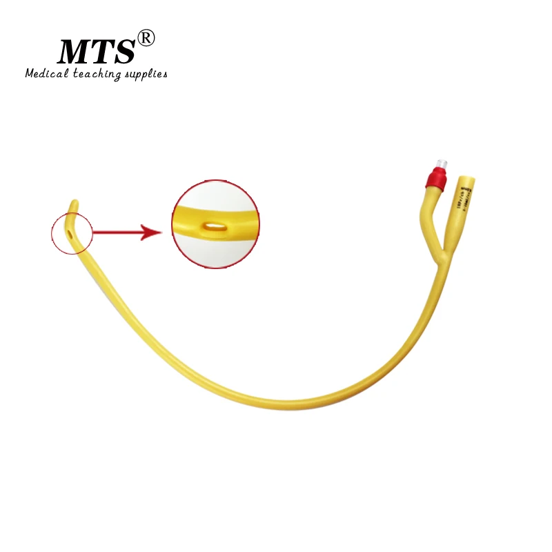 Медицинский катетер MTS 2-сторонний латексный Foley с силиконовым покрытием