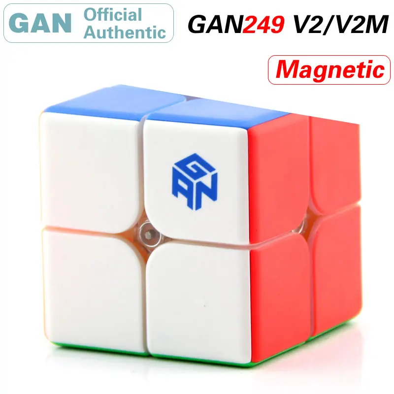 Магнитный магический куб GAN 249 v2 M 2x2x2 GAN249 профессиональный скоростной головоломка
