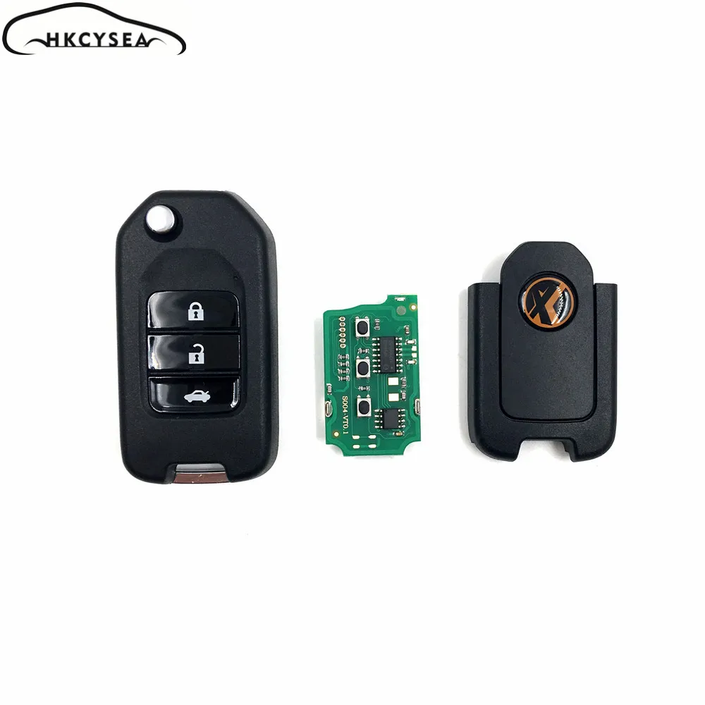 HKCYSEA английская версия универсальный дистанционный ключ брелок 3 кнопки для Honda