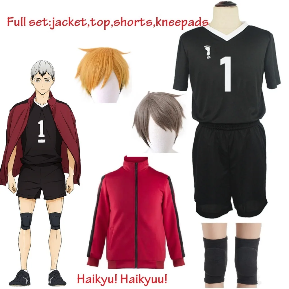 

Haikyu! Haikyuu!! Inarizaki High School Miya Atsumu Cosplay Costume jacket short Suit Uniform Anime Volleyball Jersey Sportswear
