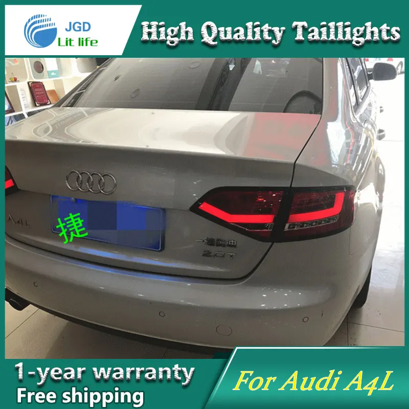 Задний фонарь для стайлинга автомобиля чехол Audi A4L A4 2008 2012 задний светодиодный