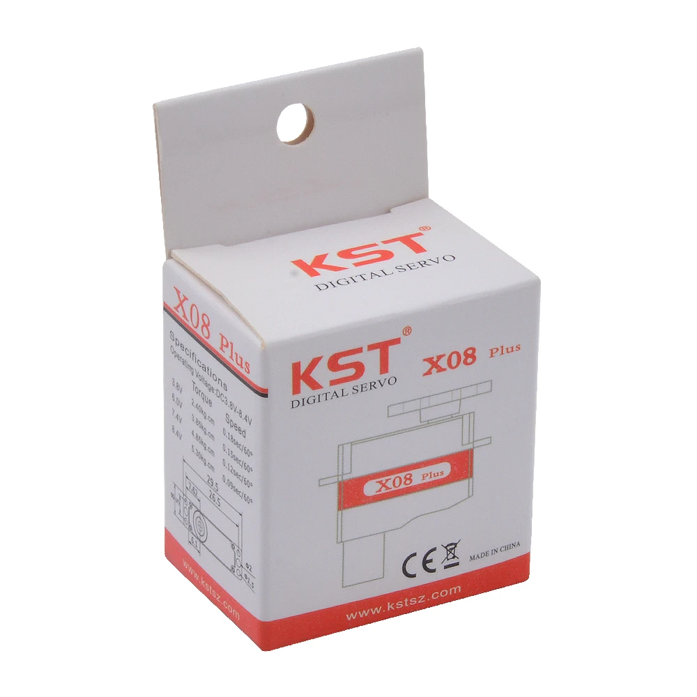 KST X08 Plus 9g сервопривод высокого напряжения с металлическим корпусом 5 3 кг 0 09 8 мм