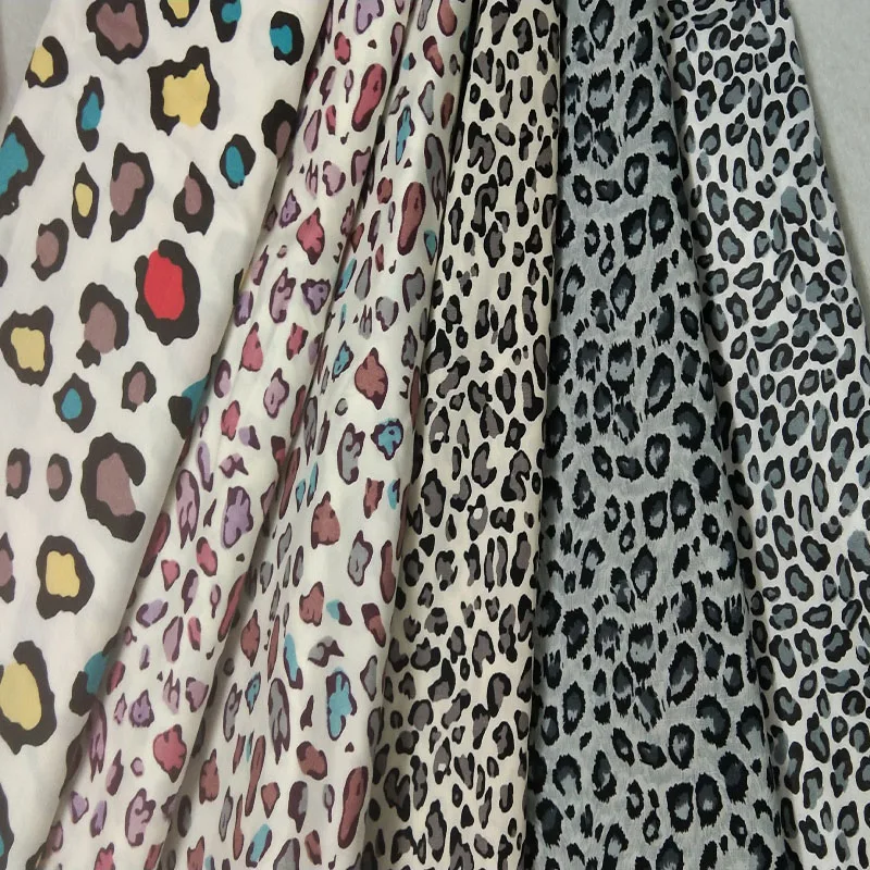 6 шт. хлопковый поплин с леопардовым принтом 24х23 см дышащая ткань для шитья