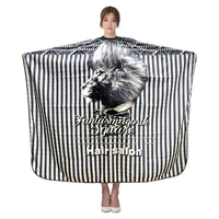 salon professional haircut cape hairdresser hair cutting dyeing styling apron barber shop lion pattern hairdressing cape apron