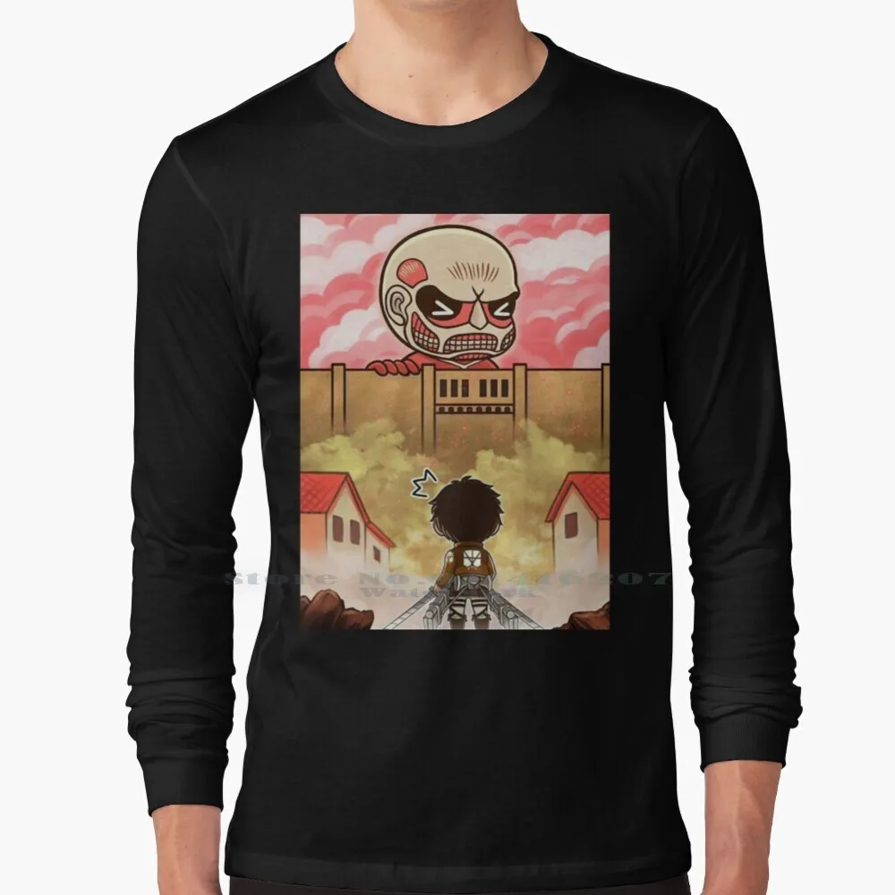 

Attack On Titan - Anime Long Sleeve T Shirt Shingeki No Kyojin Attack On Titan Anime Animation Cartoons Eren Funimation