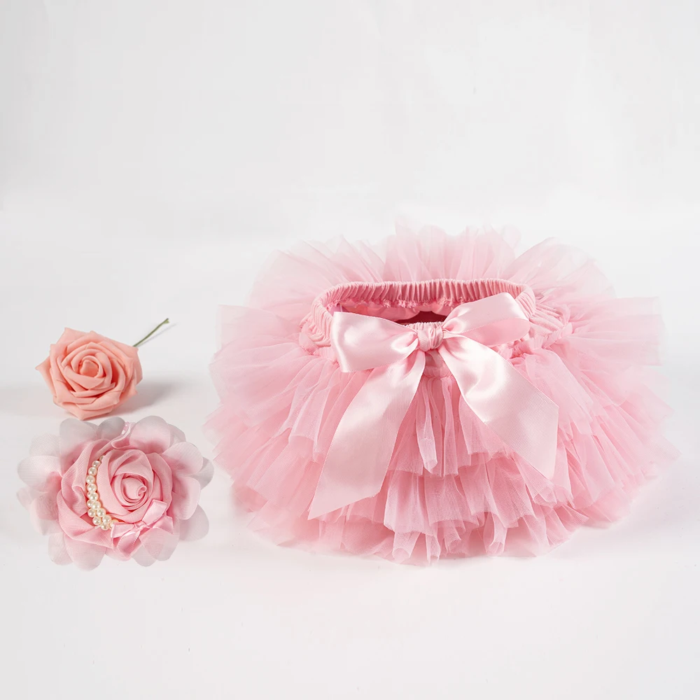 Baby Cotton Chiffon Ruffle Bloomers Cute Baby Diaper Cover Newborn Flower Shorts Toddler Fashion Summer Clothing 2021 images - 6