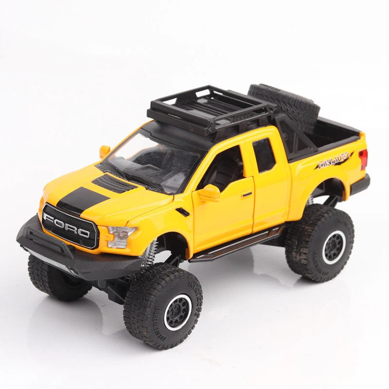 

2 Colors 1:32 Scale Raptor Pickup Truck Diecast Car Model Toy With Sound&Light Model Car Alloy Toy Cars Boy