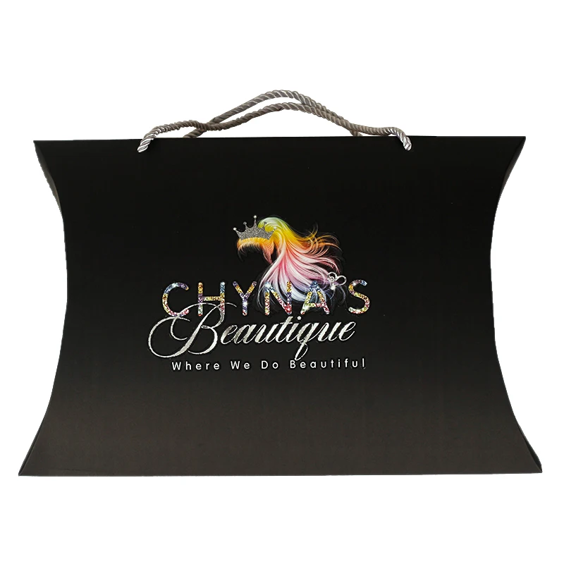 Женские пряди для наращивания волос с логотипом на заказ бумажные коробки