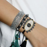 rttooas mostacilla miyuki turkish evil eye charm bracelets women pulseras mujer 2022 handmade bracelet crystal tassel jewelry