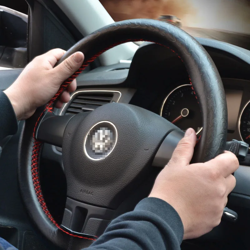 CHIZIYO прошитый вручную чехол рулевого колеса автомобиля из 100% натуральной кожи