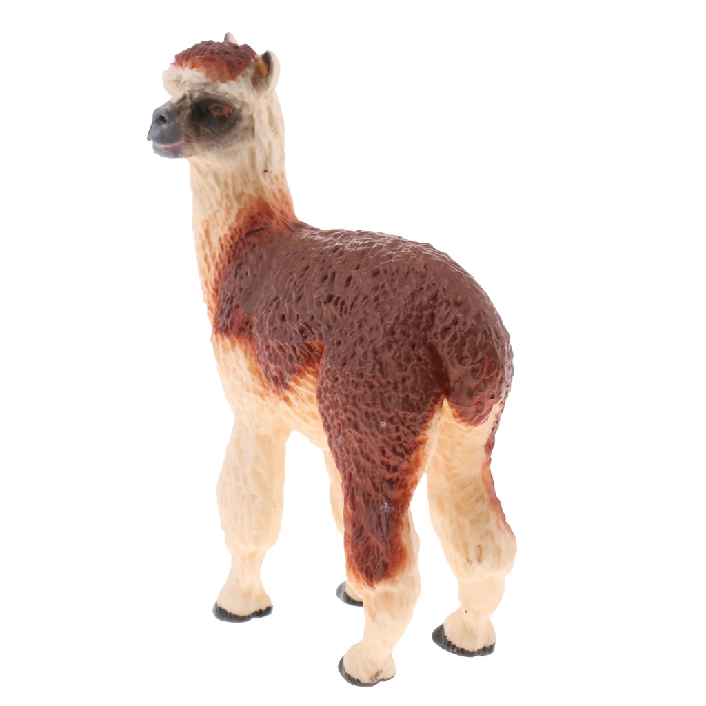 

Realistic Alpaca Farm Yard Animal Model Figure Figurine Kid Toy Collectibles