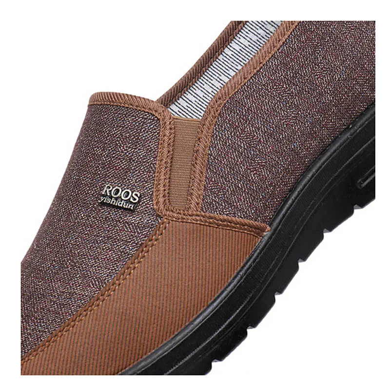 Мужские парусиновые туфли синие повседневные на плоской подошве эспадрильи