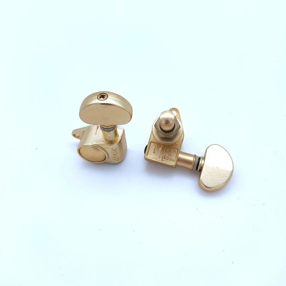 

1set 3L3R Vintage Guitar Machine Heads Tuners Tuning Pegs For LP SG Electric Guitar Bronze & Black and Matte gold