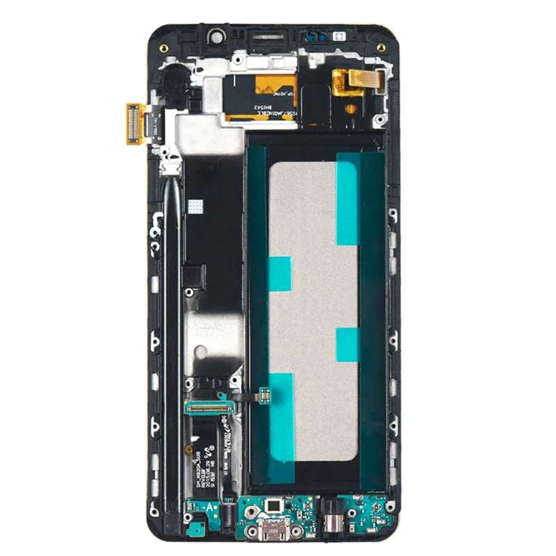 В наличии 5 7 ''ЖК дисплей с рамкой для SAMSUNG Galaxy Note N9200 N920T N920A N920I N920G сенсорный