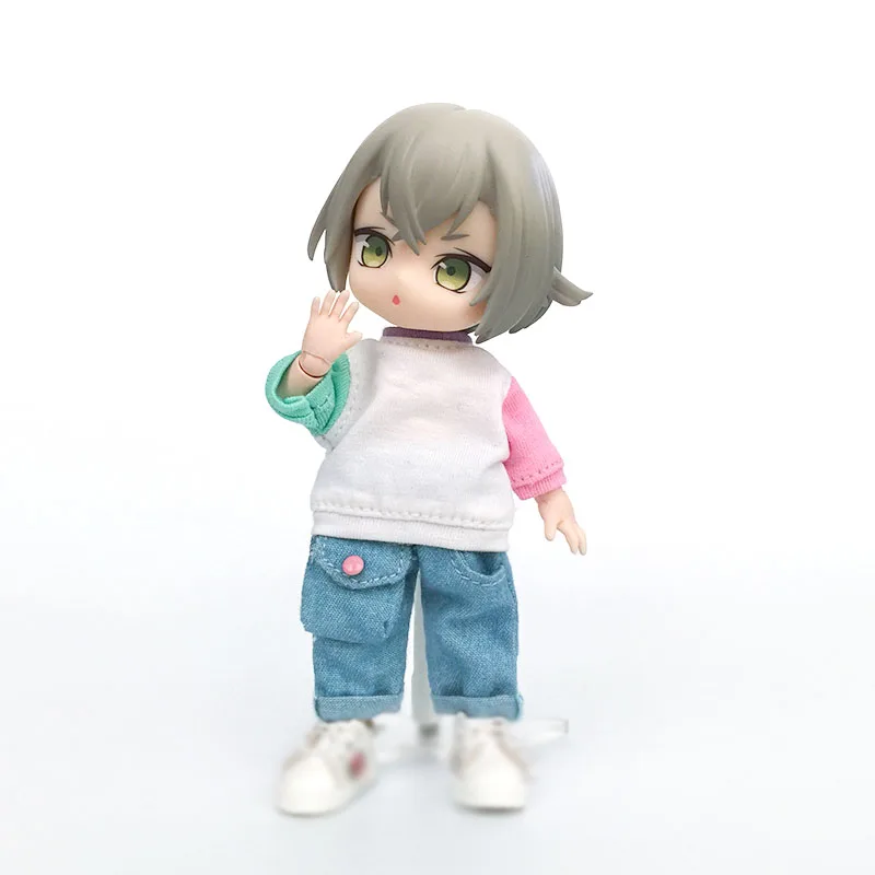 Ob11 baby BJD Жасмин Топ PD9 GSC рубашка без рукавов кукольные джинсы костюм аксессуары