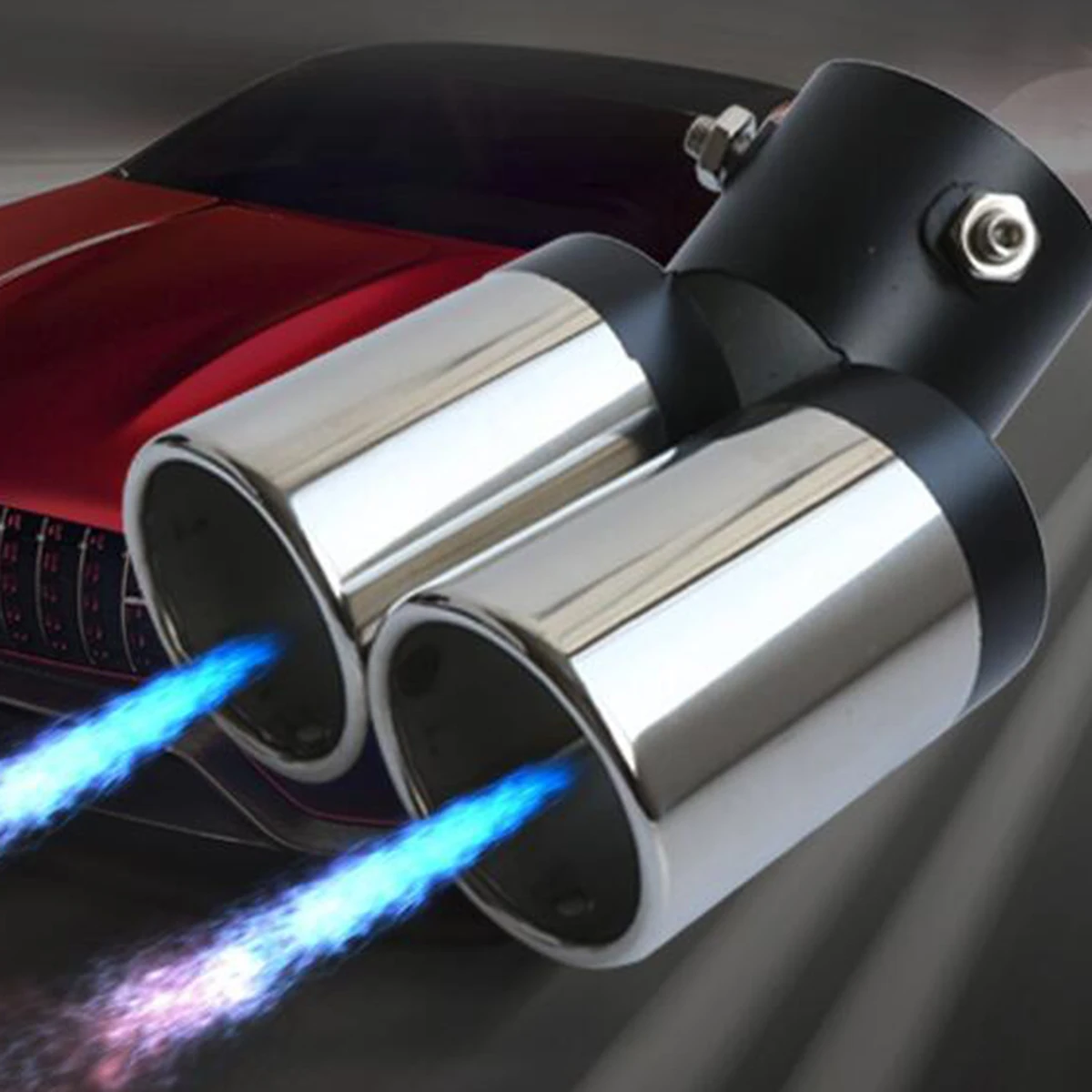 Автомобильный Круглый глушитель выхлопной трубы из нержавеющей стали |