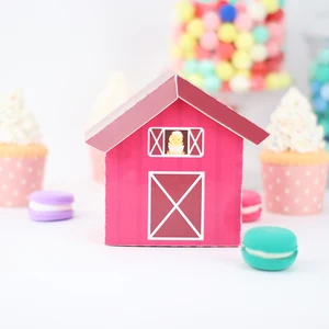 Подарочная коробка для конфет в виде фермы, Подарочная коробка для кексов для мальчиков и детей, товары для дня рождения, украшение, товары для праздника