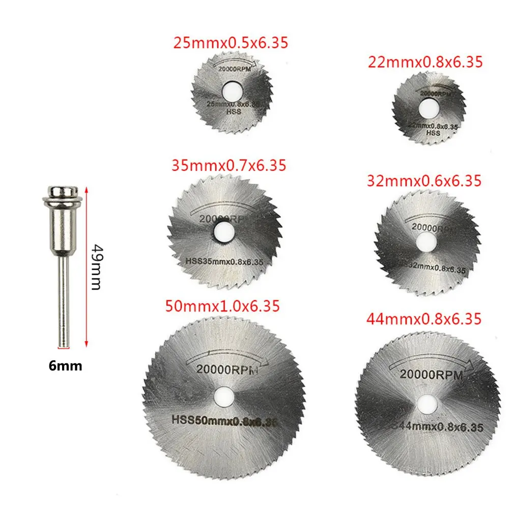 

Electric Grinder Accessories High Speed Steel Cutting Blade Rod Wood Plastic Copper Aluminum Soft Metal Small Saw Blade