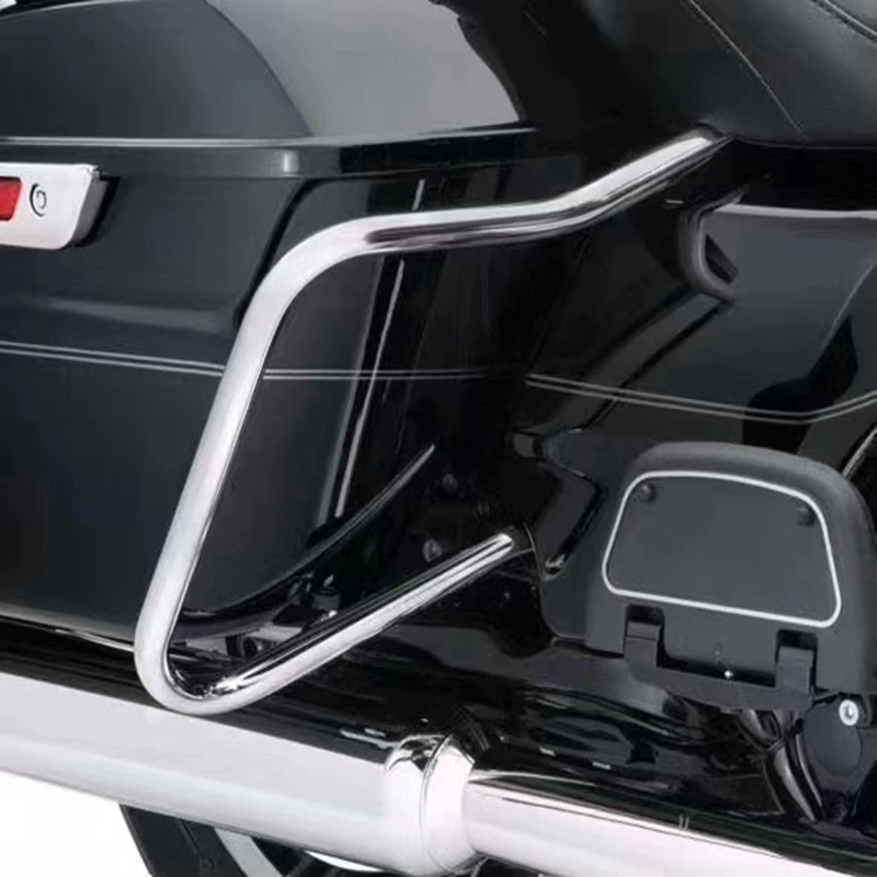 Motorcycle bumper electric box guard bar For Road King Davidson Street Glide 2014-2020 | Автомобили и мотоциклы