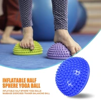 inflatable half sphere yoga balls massage exercises trainer balancing ball fitness equipment balance training gym ball