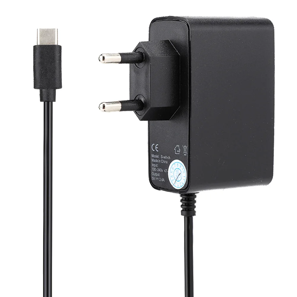 Для Nintendo переключатель Мощность адаптер DC 5V/2.4A Зарядное устройство 50/60Hz (ЕС 100