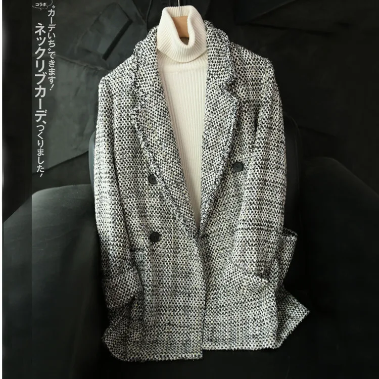 

Temperament Check Suit Women 2021 Spring New Coat Fashion Women