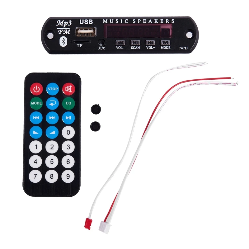 

Wireless Bluetooth Remote Mp3 Wma Decoder Board Audio Module Usb Tf Radio
