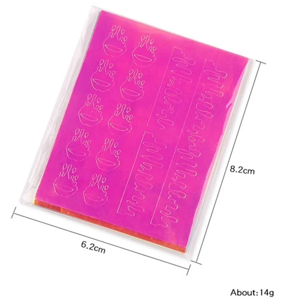 16 цветов/набор голографические наклейки для ногтей | Красота и здоровье