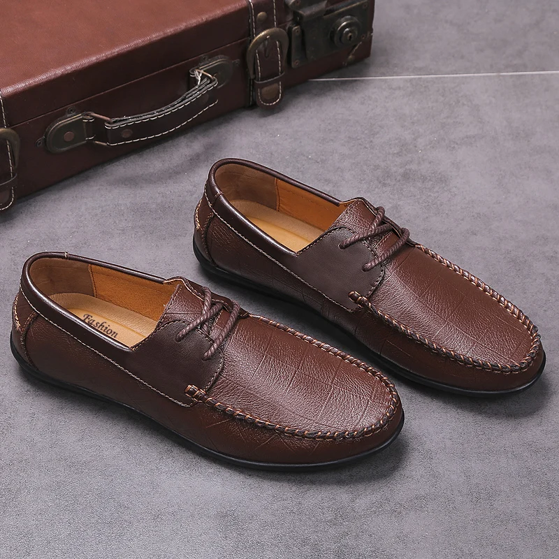 

Mens Shoes Casual Leather Casual Fashion Shoes Men Sport Mens Man Summer Leather Zapatos Casuales Para Hombre Breathable Flat