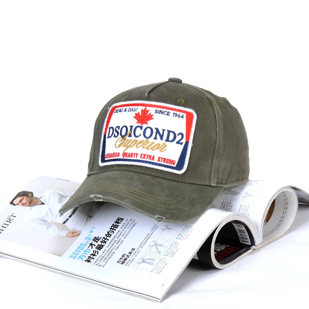 DSQICOND2, хлопок, DSQ, вышивка буквами, Мужская бейсболка, женская шапка, шляпа для папы, повседневная Кепка, хип-хоп кепка, Snapback, кепка s Bone, шапка для папы