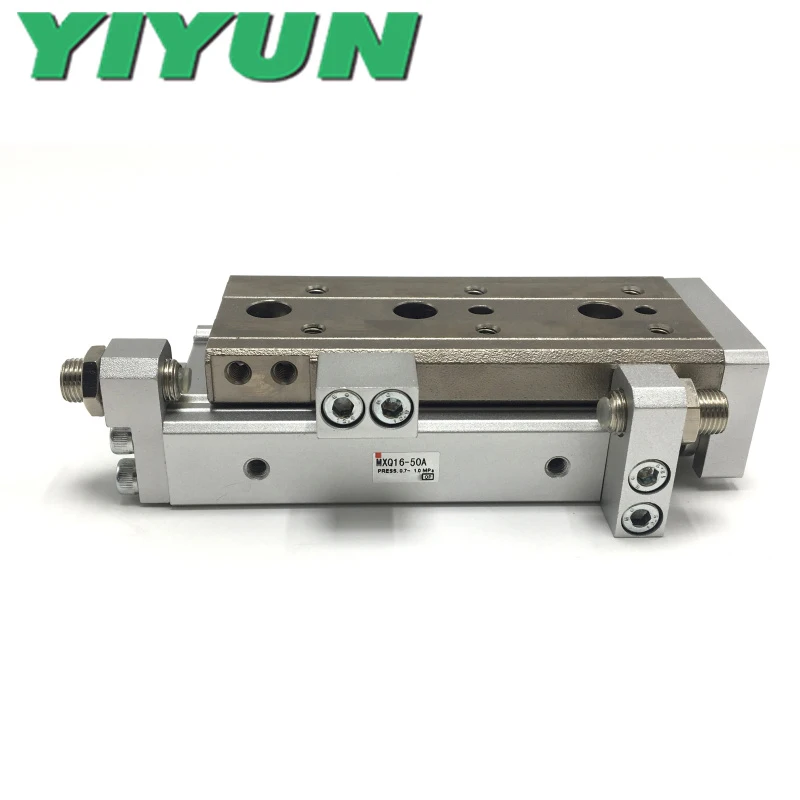 

MXQ16-10/20/30/40/50 MXQ16-10A/20A/30A/40A/50A MXQ16-10B/20B/30B/40B/50B C R F P YIYUN cylinder Air Slide Table MXQ Series