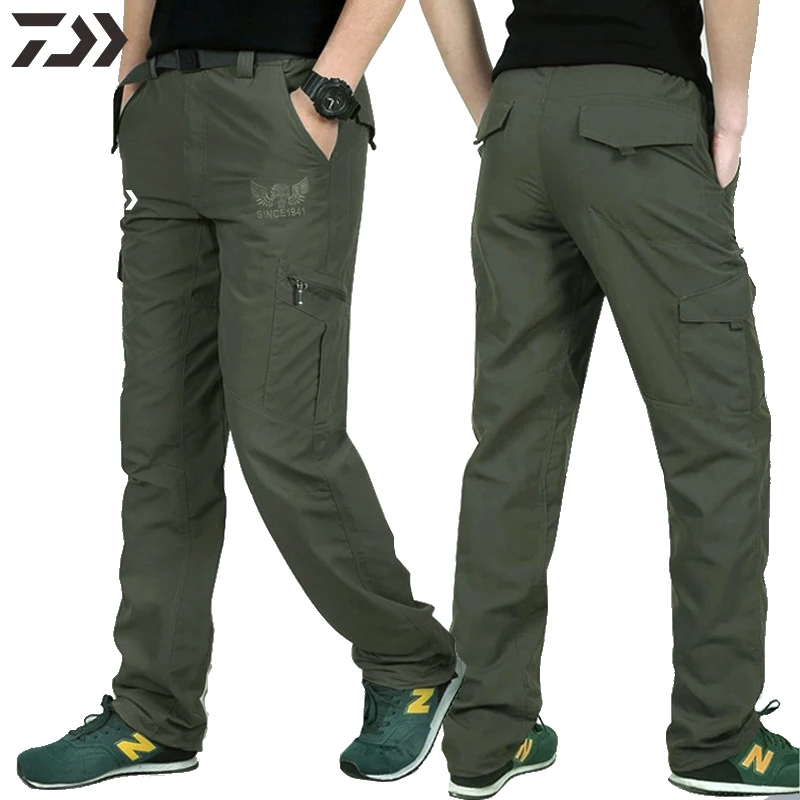 

Men's Fishing Pants Daiwa Breathable Quick Dry Thin Fishing Trousers Shimanos Waterproof Hiking Camping Fishing Clothes Outdoor