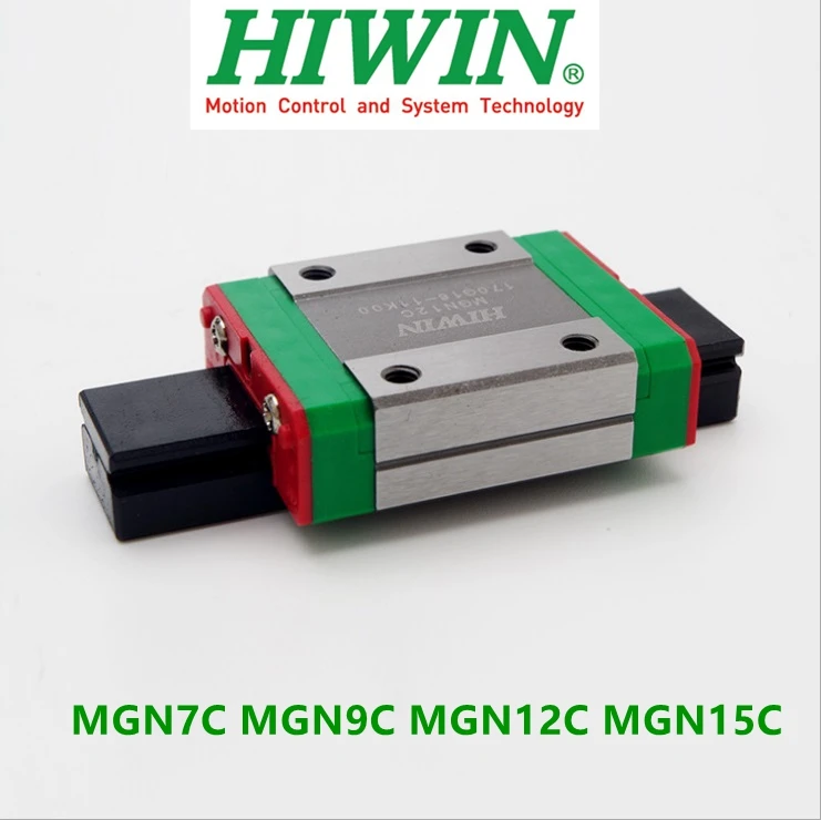 100% оригинальная линейная каретка HIWIN MGN7C MGN9C MGN12C MGN15C для мини линейной