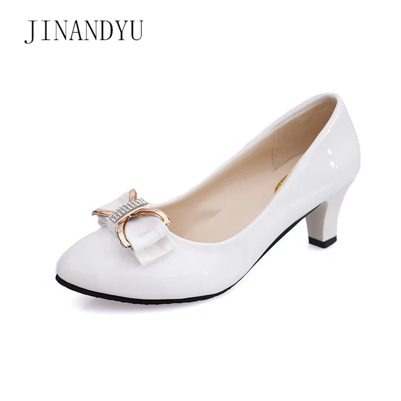 Туфли-лодочки женские из лакированной кожи на каблуке размеры 34-42 | Обувь