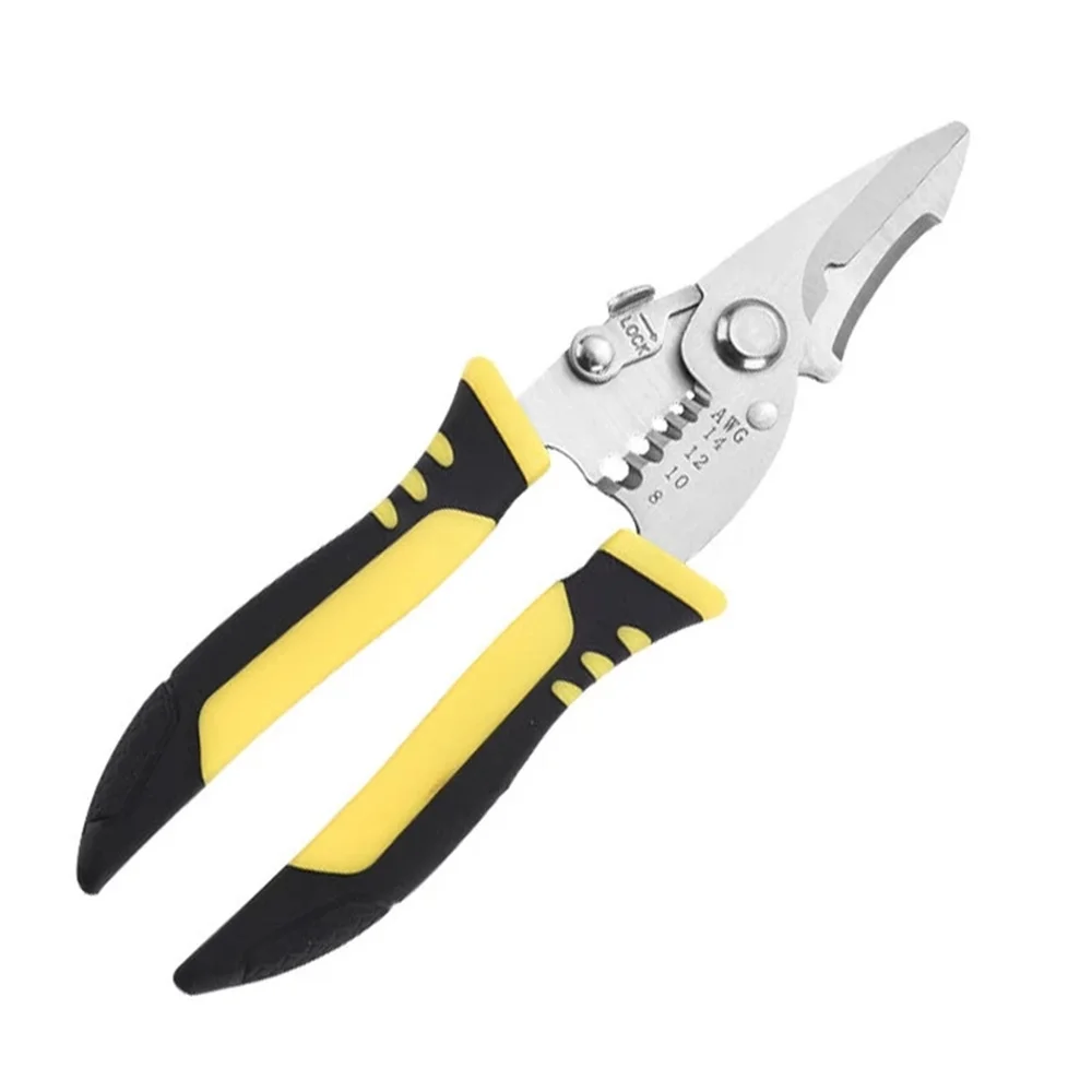 

1pcs Multifunctional Wire Cutter Crimper Pliers Stripper Hand Tool Electrician Scissors Stripping Pliers Cutter Hand Tools