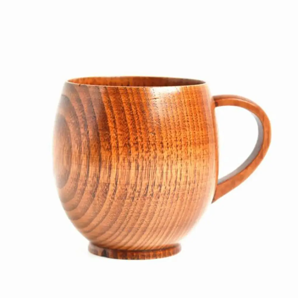 Ретро Изолированная кофейная чашка дерево ююба кружка ручной работы маленькая