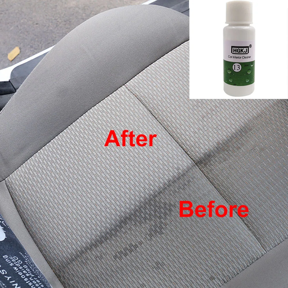 Car Seat Interiors Cleaner 1PCS HGKJ 20ML 1:8 Dilute with water = 180ML Window Glass Windshield Cleaning Accessories | Автомобили и